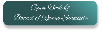 Open Book &Board of Review Schedule