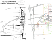 ATV Map for Prentice, WI